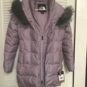 Norhface Puffy Lilac Hooded Coat